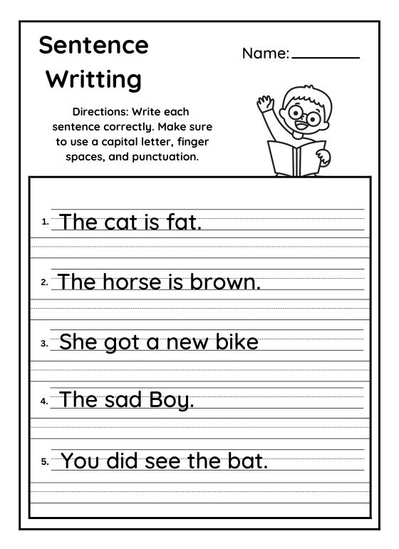 SENTENCES 03