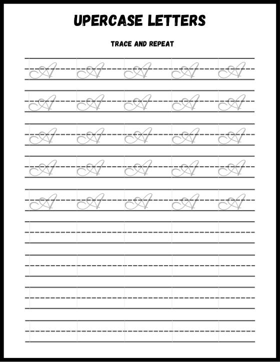 HANDWRITING TRACING 10