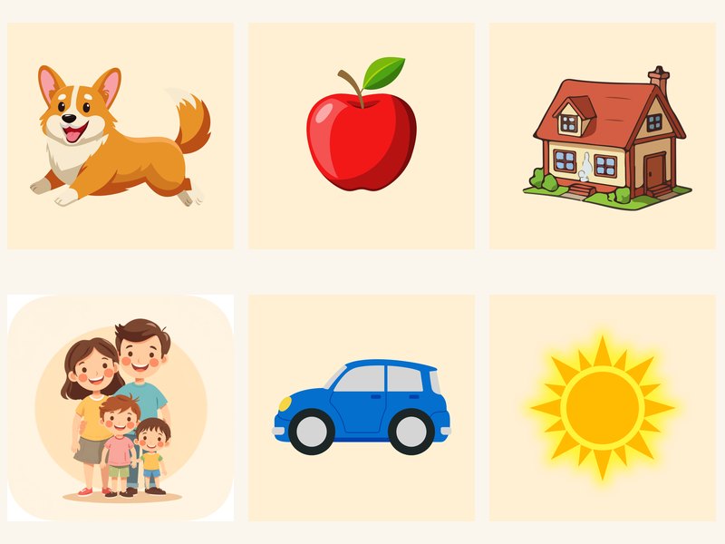 Bộ Flashcard từ vựng — 640 từ có hình và câu ví dụ