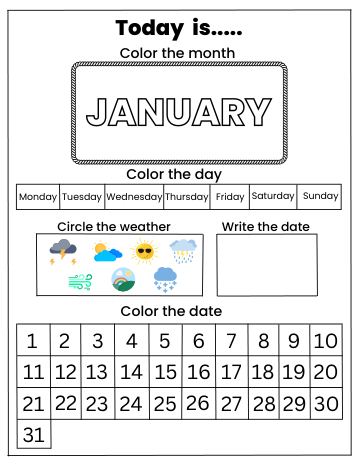 CALENDAR ACTIVITY