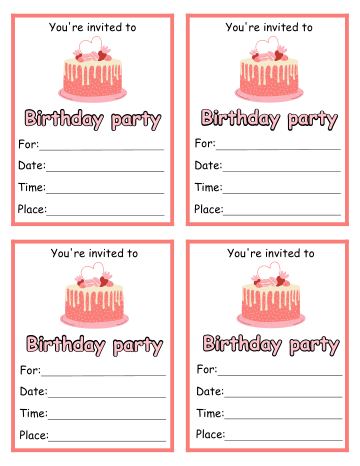 Birthday party
