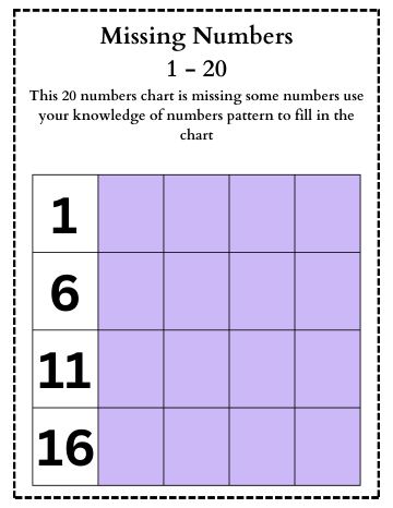 MISSING NUMBERS 01