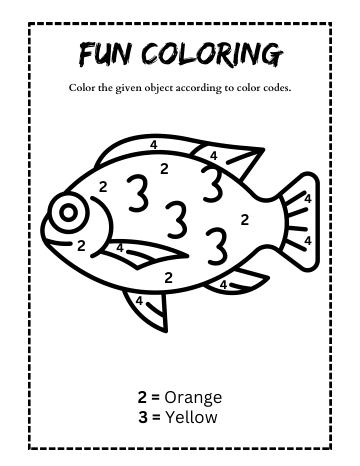 NUMBERS COLORING 01
