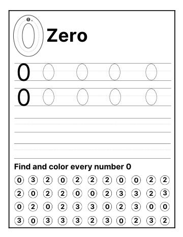 TRACING NUMBERS 02