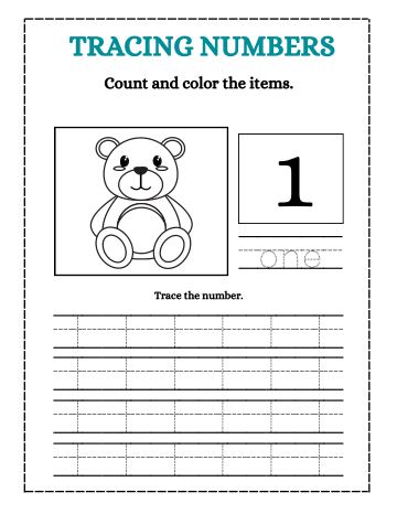 TRACING NUMBERS 11