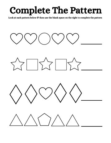 COMPLETE THE PATTERN