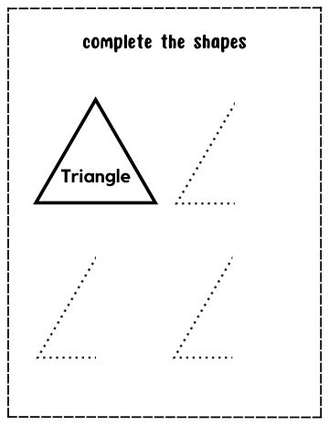 COMPLETE THE SHAPES