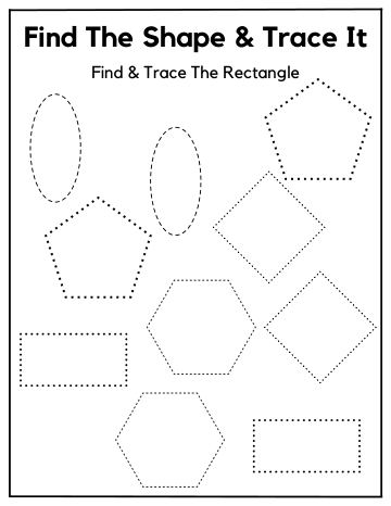 FIND THE SHAPE AND TRACE IT