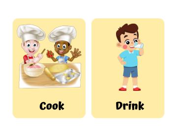 _Actions Verbs Flashcards