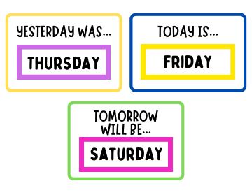 _ Days of the Week Flashcards