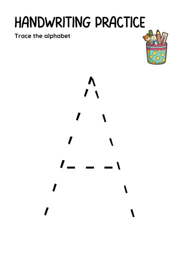 TRACE THE ALPHABET