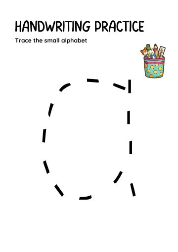 TRACE THE SMALL ALPHABET