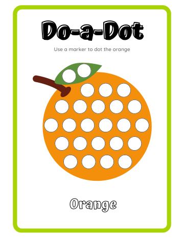 _Do-a-Dot Worksheet