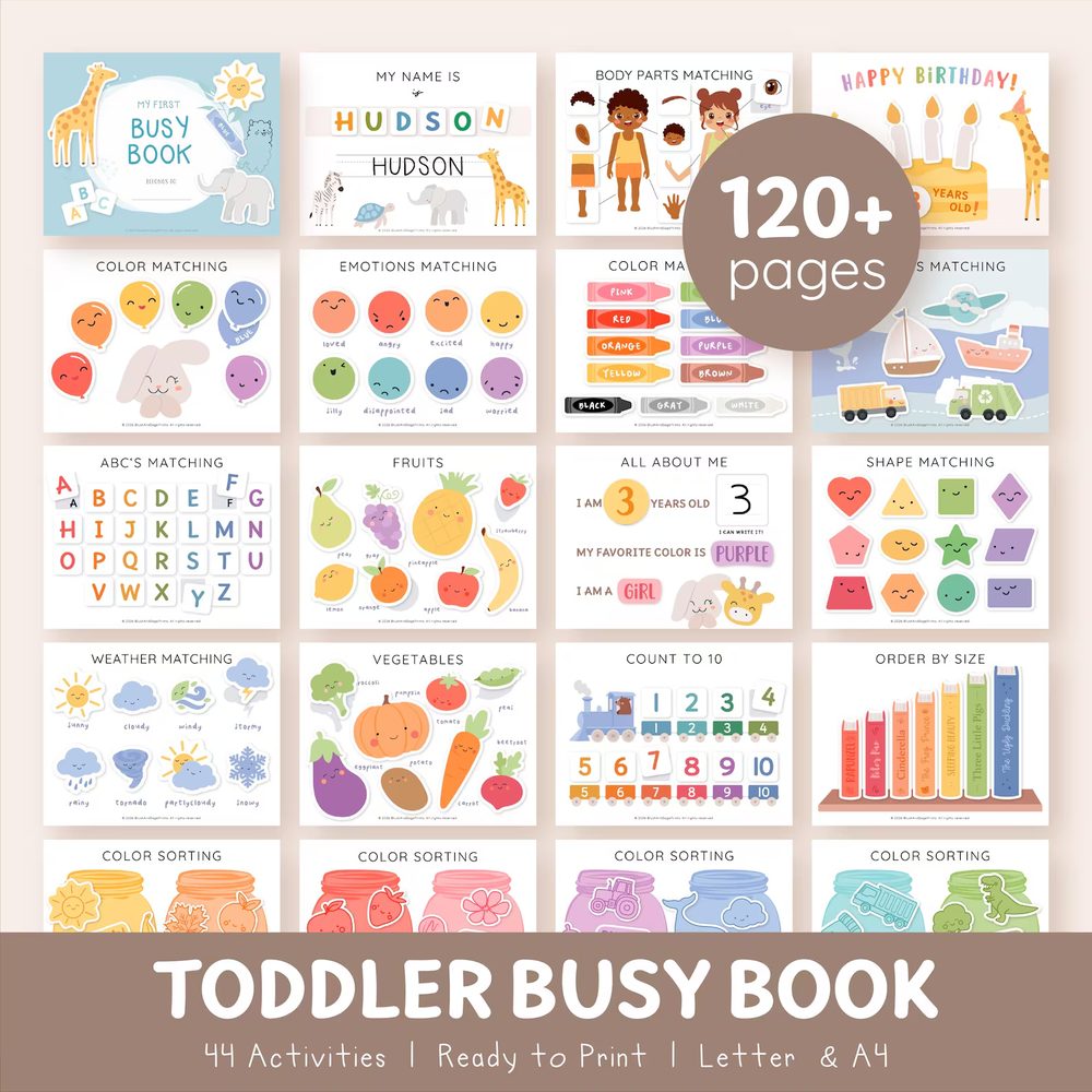 Toddler Busy Book — sách hoạt động cho bé — ảnh 1