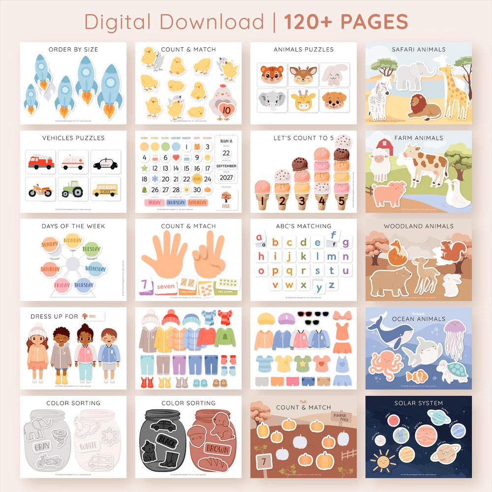 Toddler Busy Book — sách hoạt động cho bé — ảnh 2