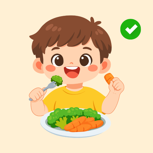 eat vegetables