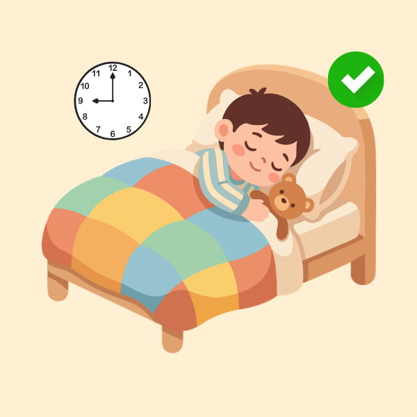 go to bed early