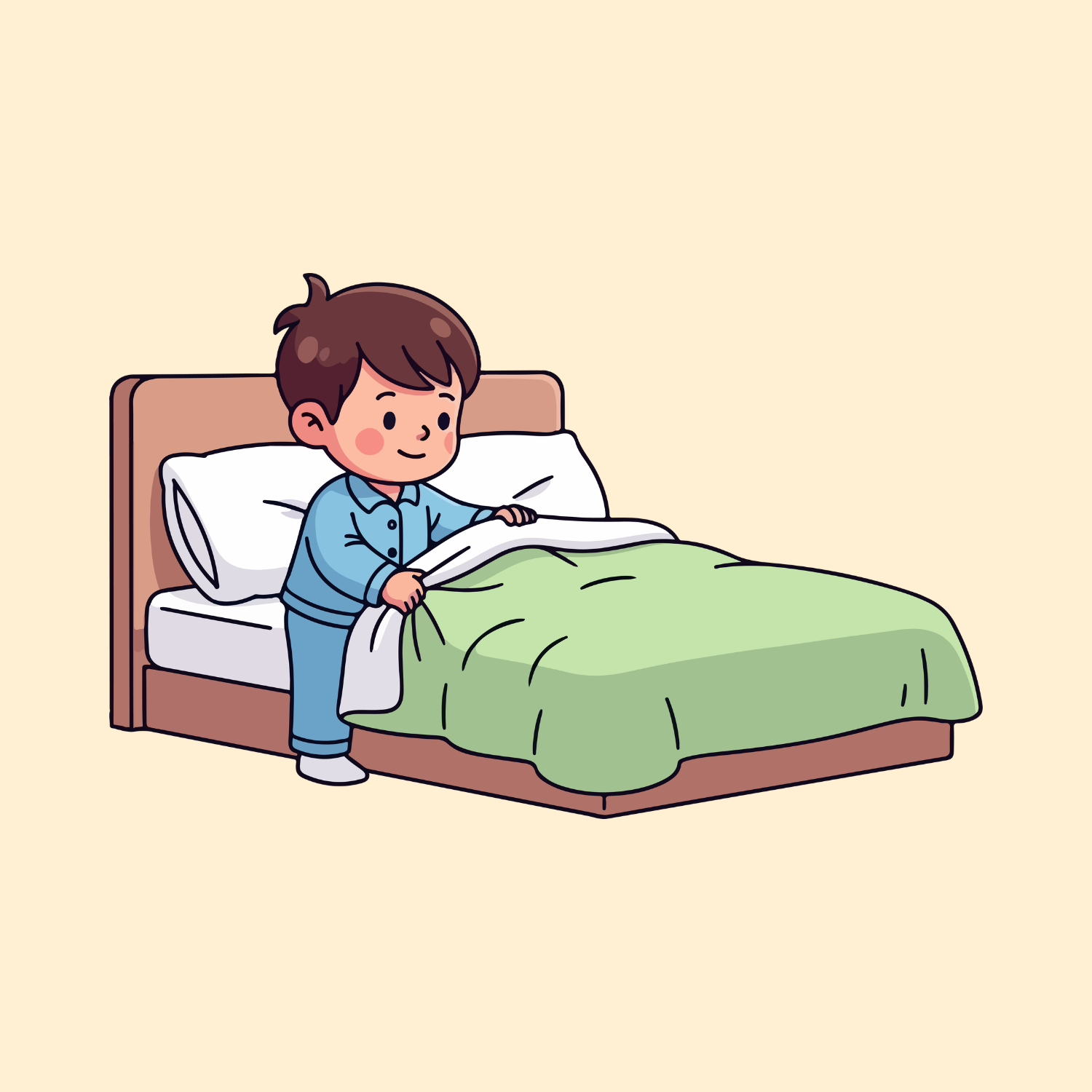 make the bed