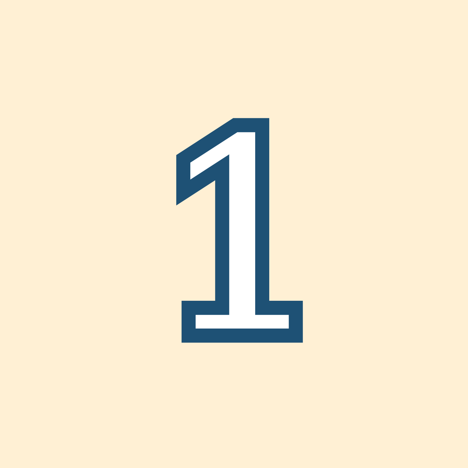 one