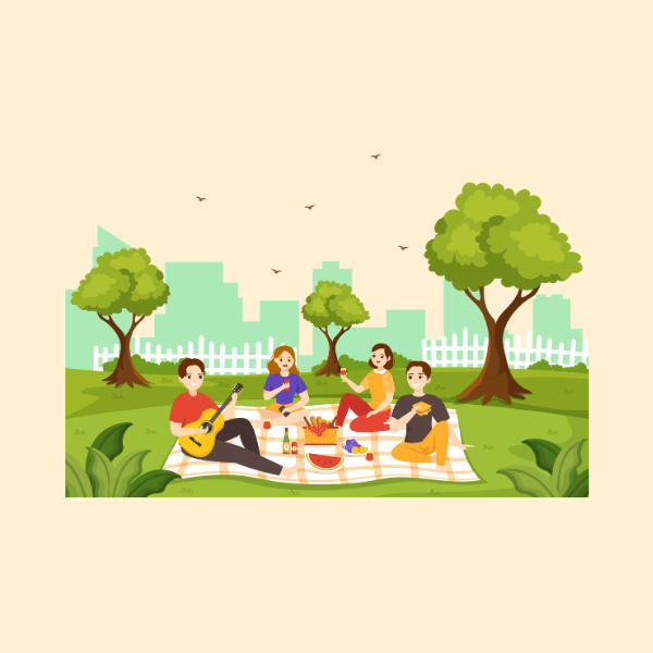 go on a picnic