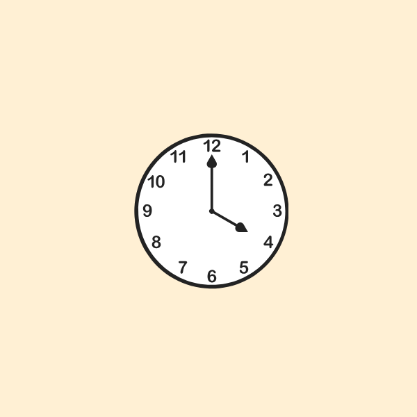 four o'clock