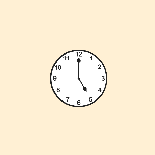 five o'clock