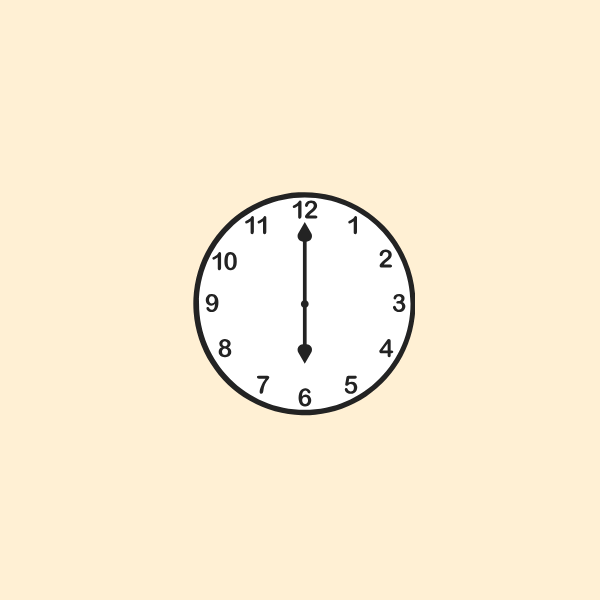 six o'clock
