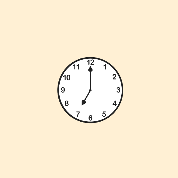 seven o'clock
